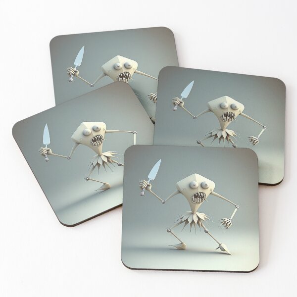 Item preview, Knife and Fork funny monster designed and sold by mrlongfield.