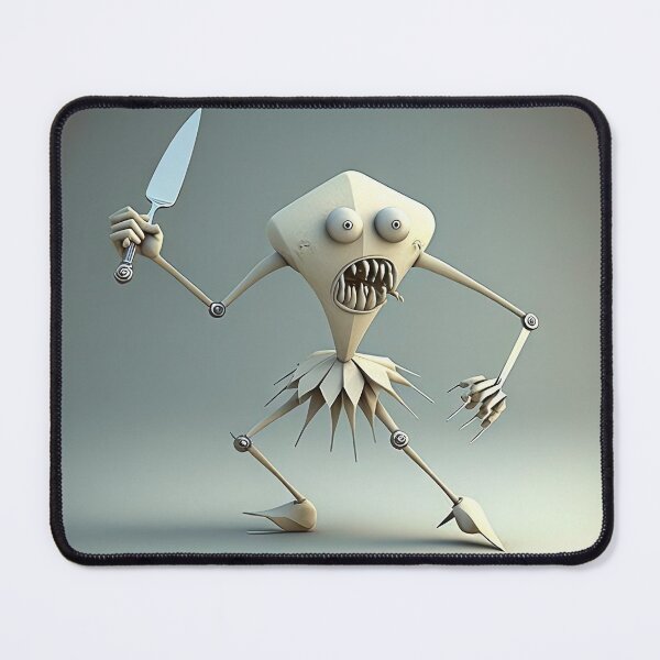 Item preview, Knife and Fork funny monster designed and sold by mrlongfield.