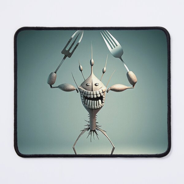 Item preview, Knife and Fork funny monster designed and sold by mrlongfield.