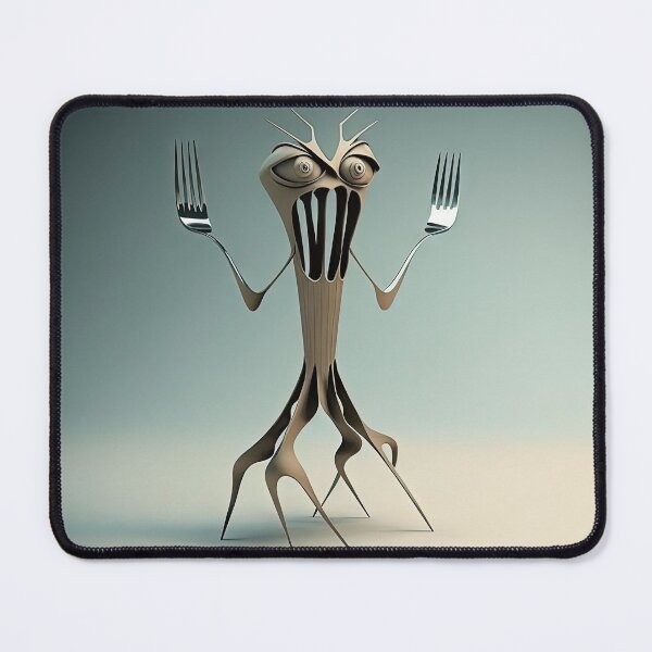 Item preview, Knife and Fork funny monster designed and sold by mrlongfield.
