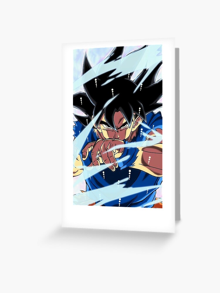 Goku Greeting Card for Sale by Peponji