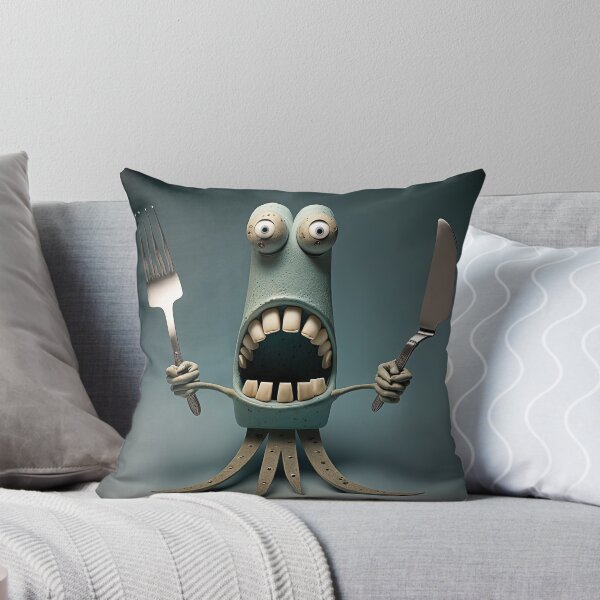 Item preview, Knife and Fork funny monster designed and sold by mrlongfield.