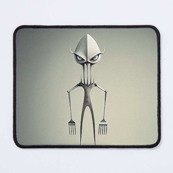 Item preview, Knife and Fork funny monster designed and sold by mrlongfield.