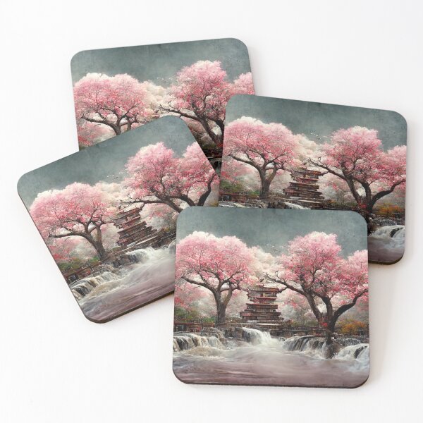 Item preview, Shrine and sakura designed and sold by Qi-Shrine.