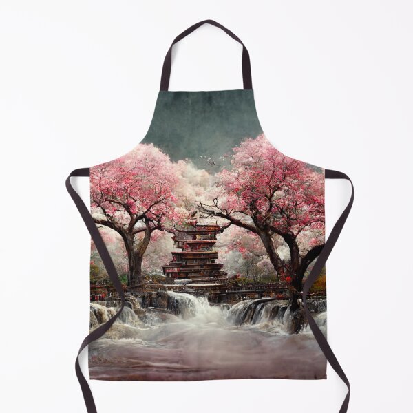 Item preview, Shrine and sakura designed and sold by Qi-Shrine.