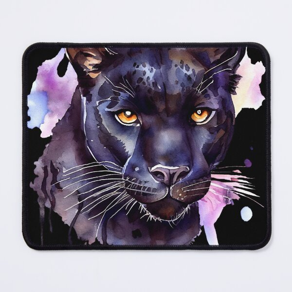 Item preview, Black Panther Artwork, Watercolor Painting designed and sold by KOTOdesign.