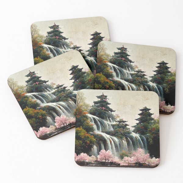Item preview, Shrine and sakura designed and sold by Qi-Shrine.
