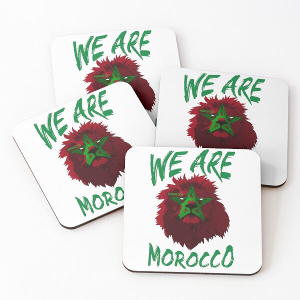 Item preview, Morocco Lion Flag Proud Moroccan Sport Football designed and sold by AzalaiBubbles.