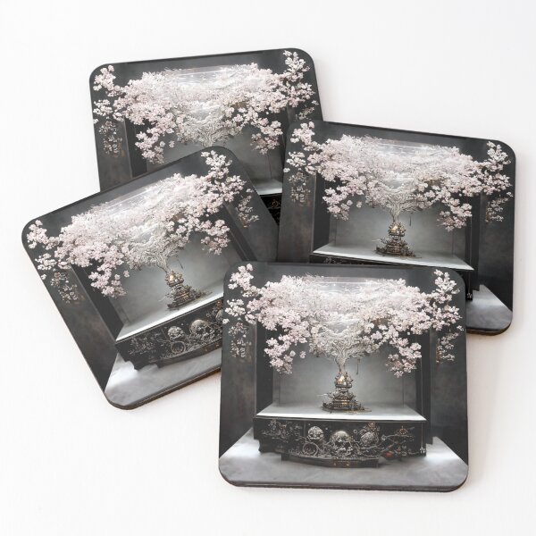 Item preview, Shrine and sakura designed and sold by Qi-Shrine.