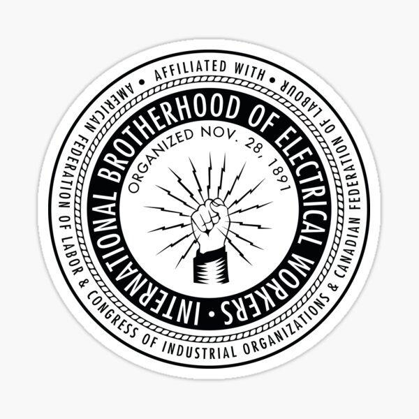 Ibew International Brotherhood of Electrical Workers Chicago Local Union Sticker