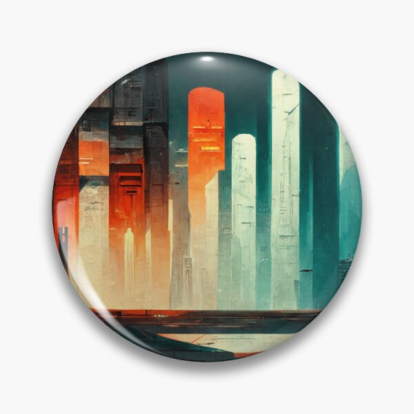 Item preview, Image of a futuristic city. designed and sold by Maniock.