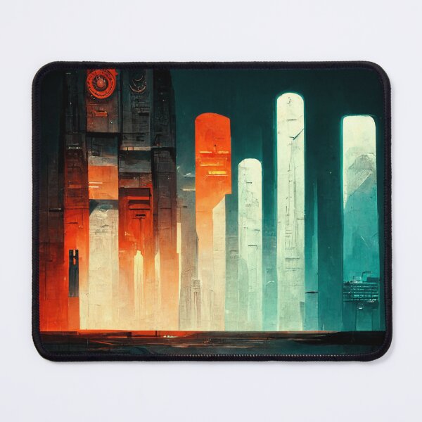 Item preview, Image of a futuristic city. designed and sold by Maniock.
