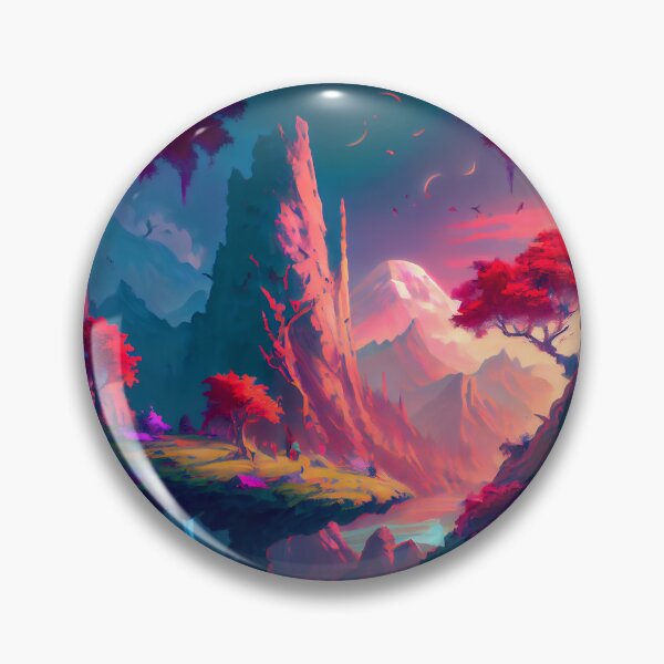 Item preview, Fantasy Landscape  designed and sold by AiBroughtToLife.