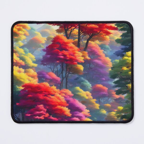 Item preview, Bright red, orange, yellow tree leaves form a rainbow designed and sold by mgtime.