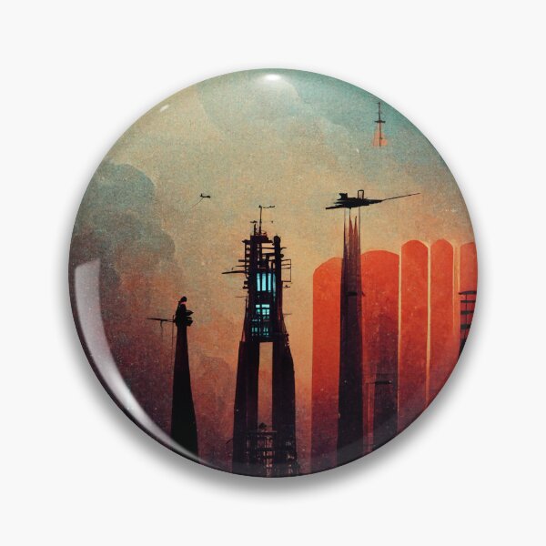 Item preview, Image of a futuristic city. designed and sold by Maniock.