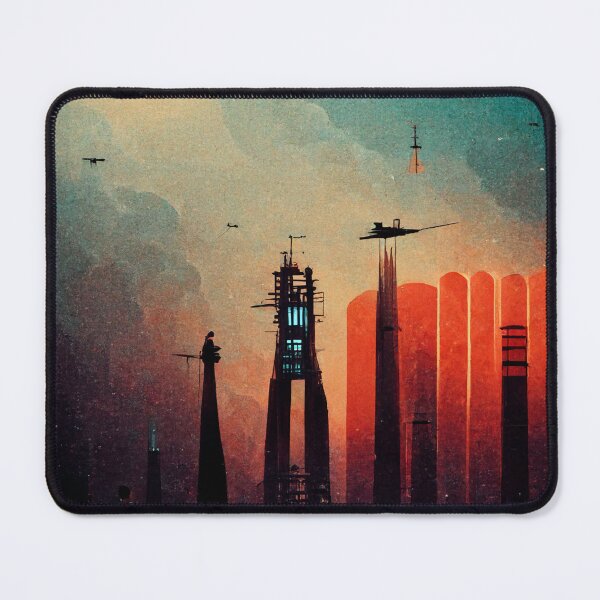 Item preview, Image of a futuristic city. designed and sold by Maniock.