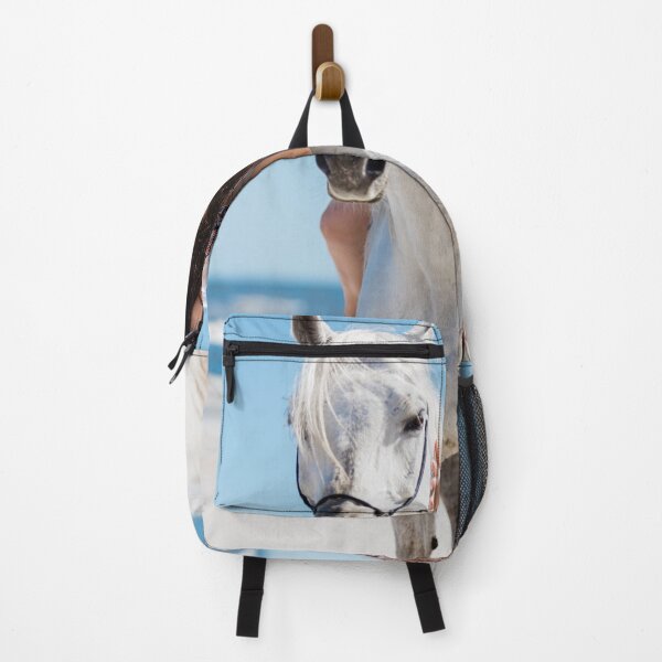Item preview, Beautiful Woman back riding and bonding with her white horse designed and sold by HofTao.