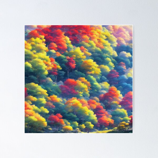 Item preview, Colorful trees are an impressive natural work of art designed and sold by mgtime.
