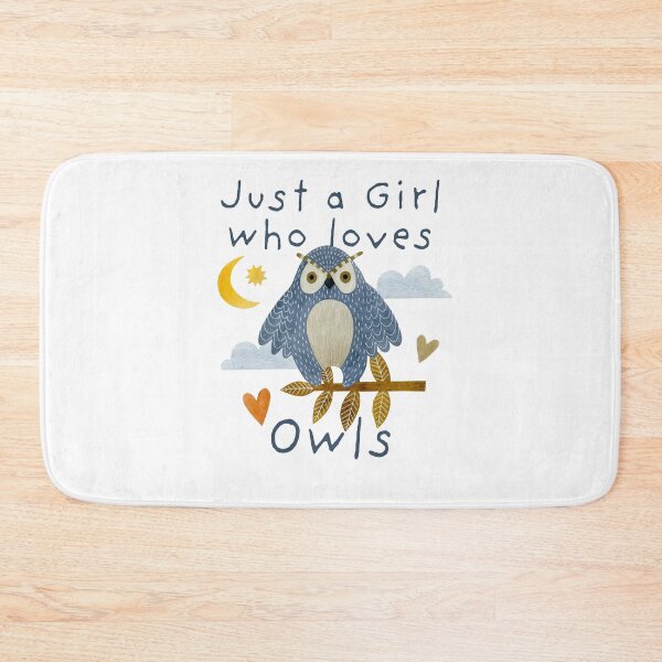Item preview, Just a Girl who loves Owls - Cute owls for girls designed and sold by BrainlabStudios.