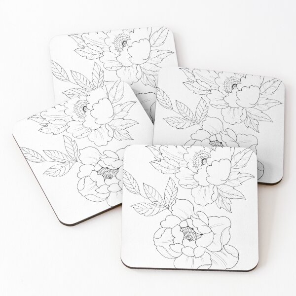 Item preview, peonies designed and sold by Fan art.