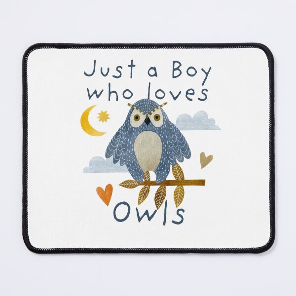 Item preview, Just a Boy who loves Owls - Cute owls for boys designed and sold by BrainlabStudios.