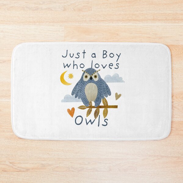 Item preview, Just a Boy who loves Owls - Cute owls for boys designed and sold by BrainlabStudios.