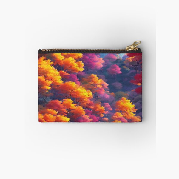 Item preview, Colorful forest with many trees, a peaceful haven designed and sold by mgtime.