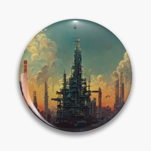 Item preview, Image of a futuristic city. designed and sold by Maniock.