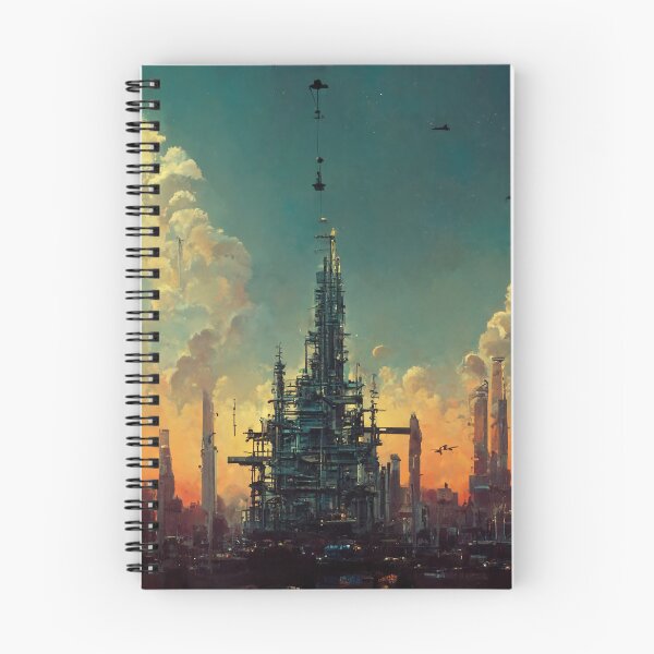 Item preview, Image of a futuristic city. designed and sold by Maniock.