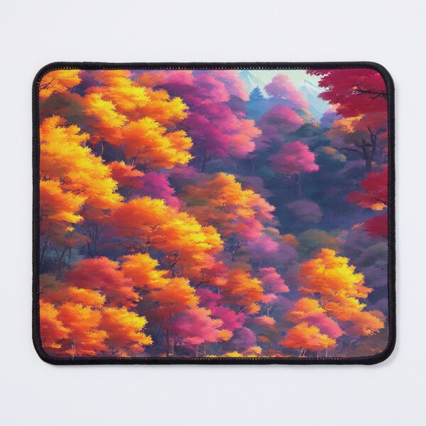 Item preview, Colorful forest with many trees, a peaceful haven designed and sold by mgtime.