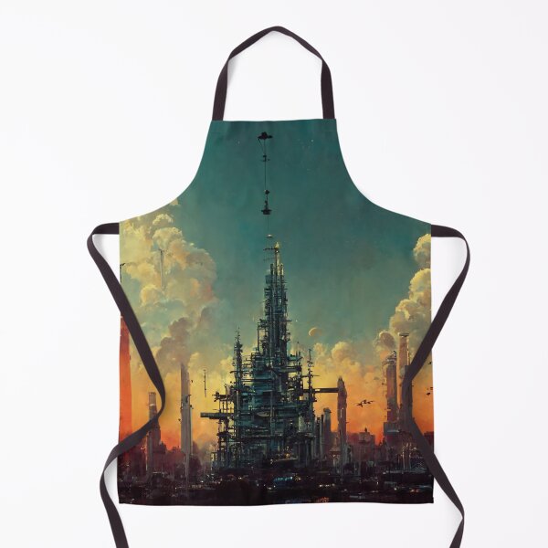 Item preview, Image of a futuristic city. designed and sold by Maniock.