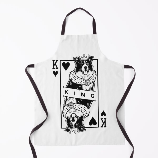 Item preview, Border Collie King Of Hearts Funny Dog Lover Card Pop Art designed and sold by GrandeDuc.