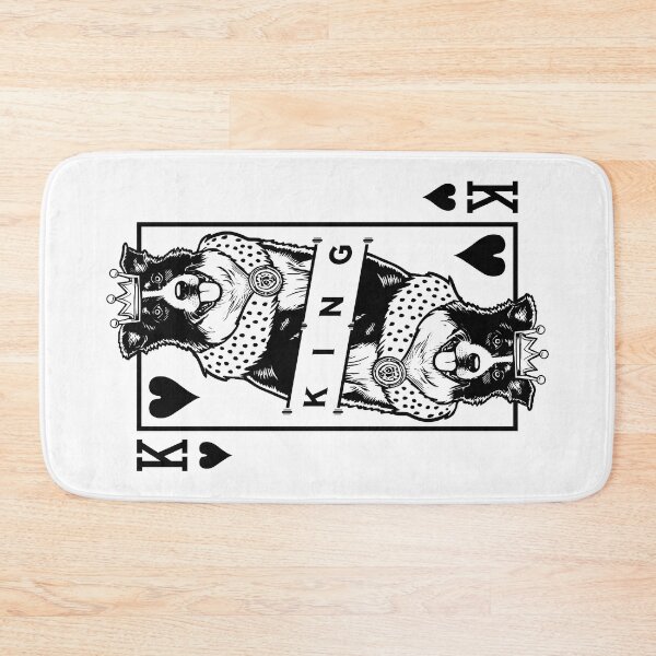 Item preview, Border Collie King Of Hearts Funny Dog Lover Card Pop Art designed and sold by GrandeDuc.