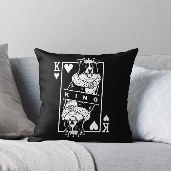 Item preview, Border Collie King Of Hearts Funny Dog Lover Card Pop Art designed and sold by GrandeDuc.