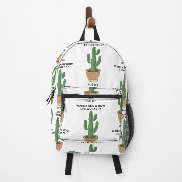 Item preview, wanna know how life works?? hug me cactus plant designed and sold by shivanigautam.