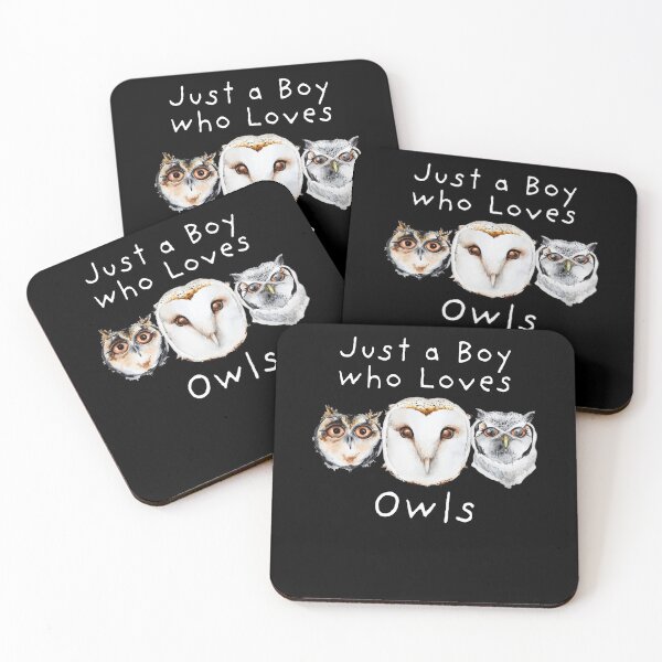 Item preview, Just a Boy who loves Owls - Cute owls for boys designed and sold by BrainlabStudios.
