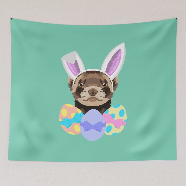 Item preview, Easter bunny - ferret designed and sold by GeoCreate.