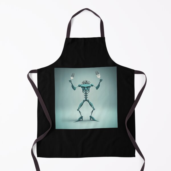 Item preview, Monster cook with knife and fork designed and sold by mrlongfield.