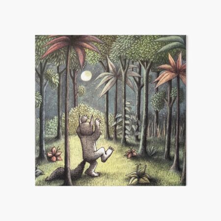 Where The Wild Things Are Art Board Print