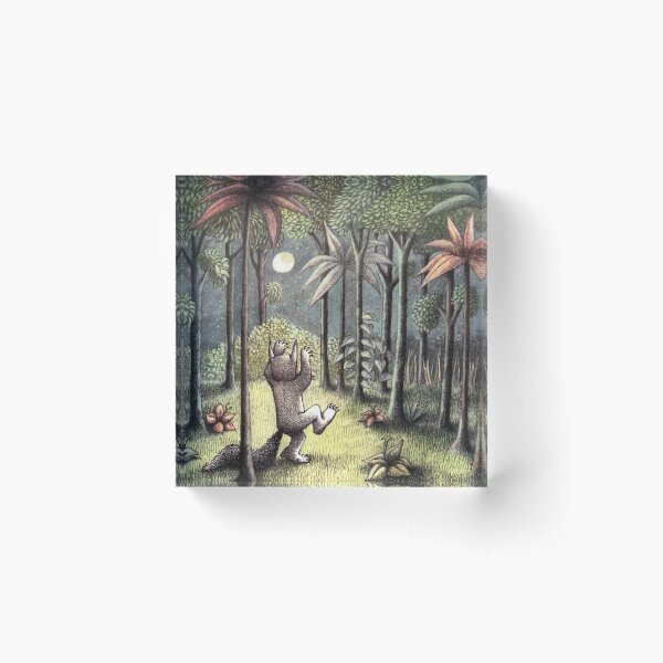 Where The Wild Things Are Acrylic Block