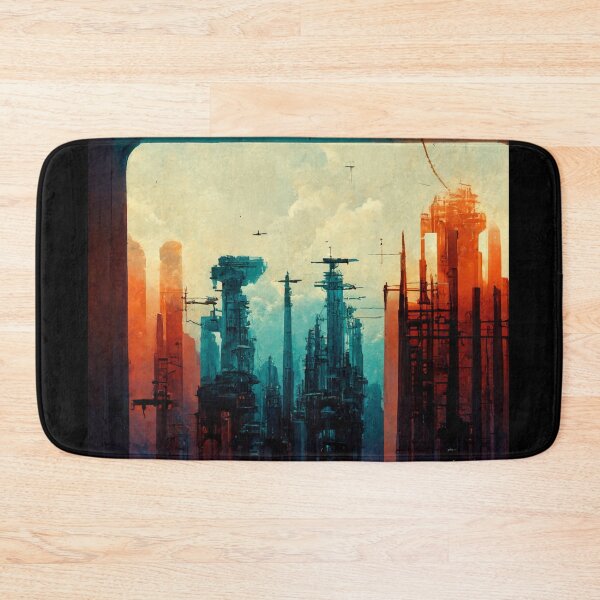 Item preview, Tall skyscrapers in city. designed and sold by Maniock.