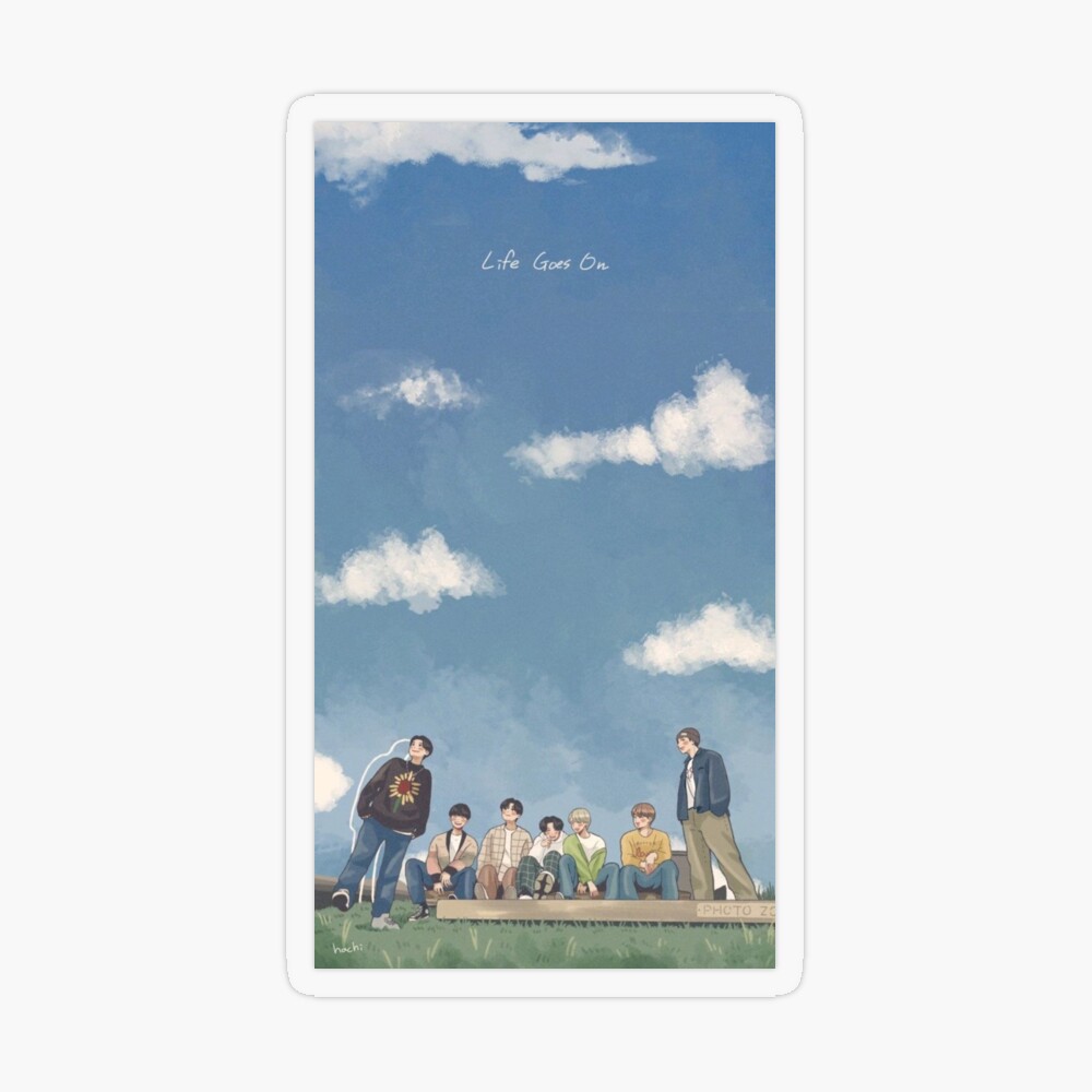 bts life goes on fan art