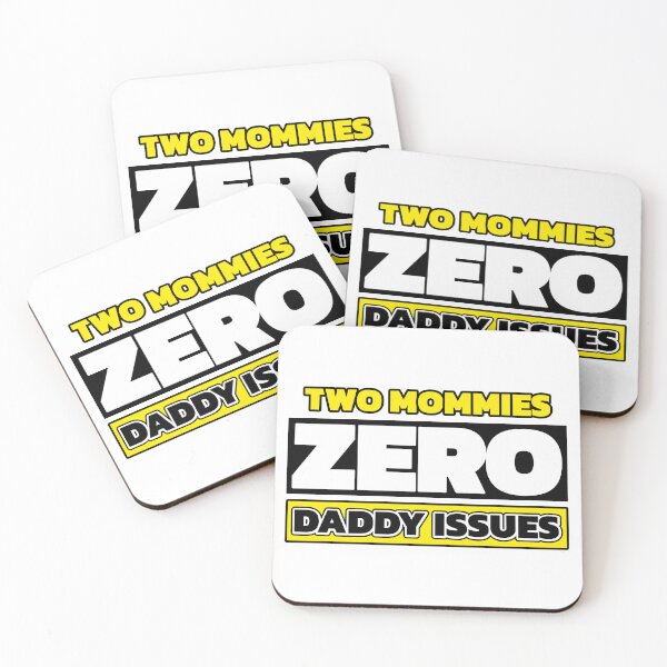 Item preview, Two mommies, zero daddy issues (colorful) designed and sold by Cavemen.