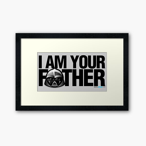 SW - I am your father Framed Art Print
