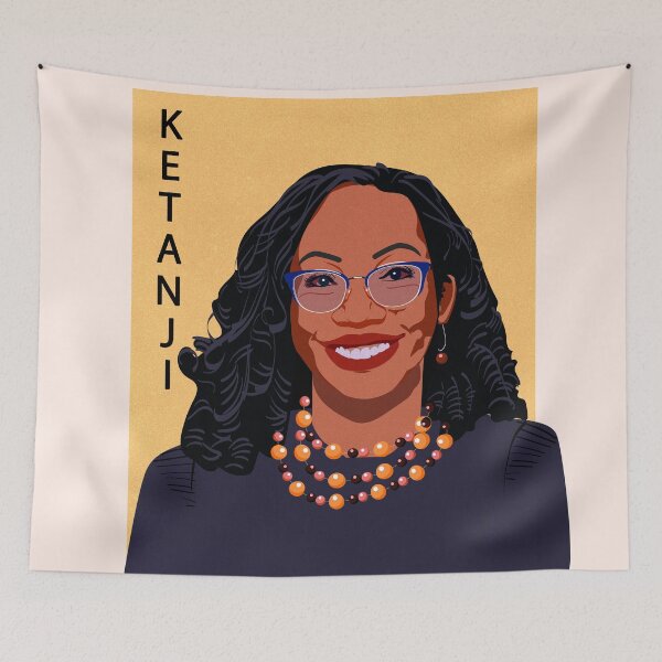 Item preview, Ketanji Brown Jackson KBJ poster Supreme Ketanji Jackson art Lawyer quote Justice Major Court print Law Student gift feminist 2022 Christmas designed and sold by GalleryArtField.