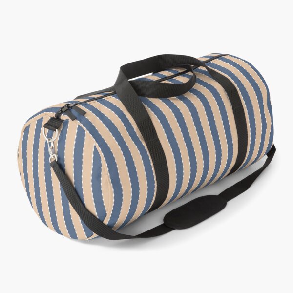 Item preview, Dark Vanilla and Dark Electric Blue Line Pattern designed and sold by ridhiandparidhi.