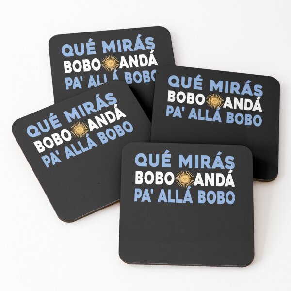 Item preview, Qué Mirás Bobo, Andá Pa' Allá shirt Funny Sarcastic Speech designed and sold by ZANNIX.