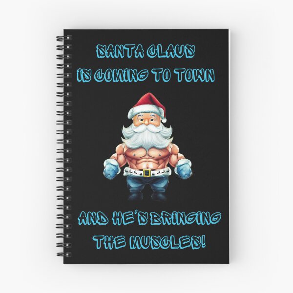 Item preview, Santa Claus is coming to town and he's bringing the muscles! designed and sold by ConradoBullhead.