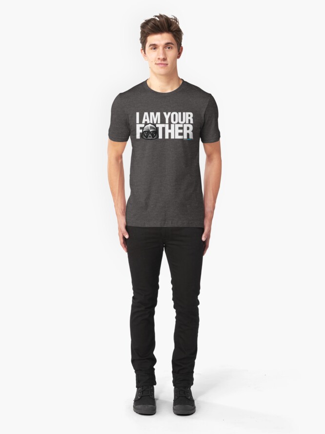 Alternate view of SW - I am your father - Dark Version Slim Fit T-Shirt