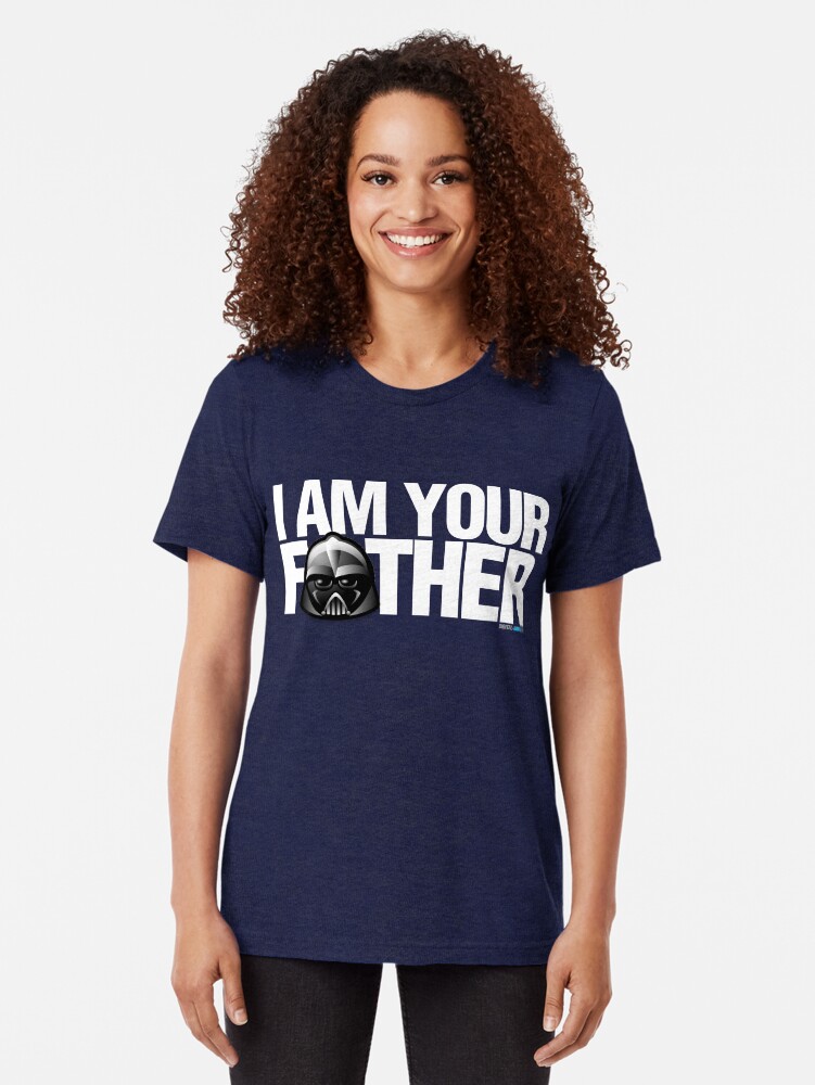 Alternate view of SW - I am your father - Dark Version Tri-blend T-Shirt